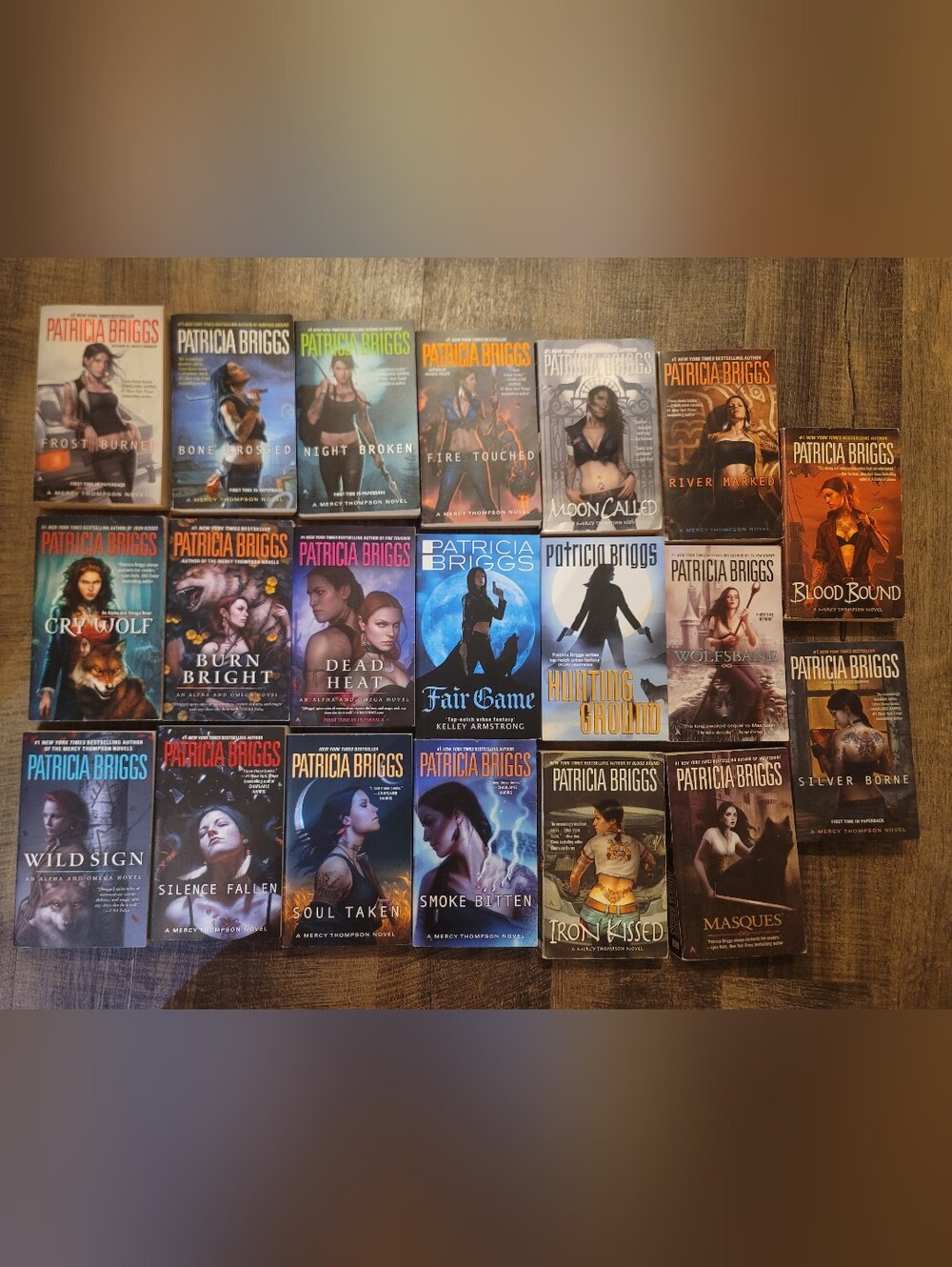Patricia Briggs Book Lot
